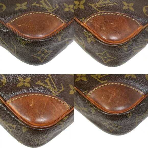 LOUIS VUITTON Marly Dragonne GM Clutch Hand Bag Monogram Brown - Picture 11 of 16